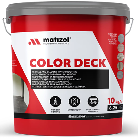 MATIZOL COLOR DECK — Антиковзке покриття для балконів та терас