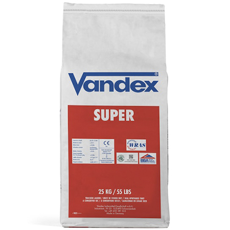 VANDEX SUPER/SUPER WHITE — Проникаюча гідроізоляція
